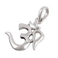 thumbnail image 2 of NOVICA Sterling silver pendant, 'Majestic Om', 2 of 8