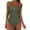 AG, variant on vigerkar Women's Vintage Padded Push up One Piece Swimsuits Tummy Control Bathing Suits Swimwear Red, S