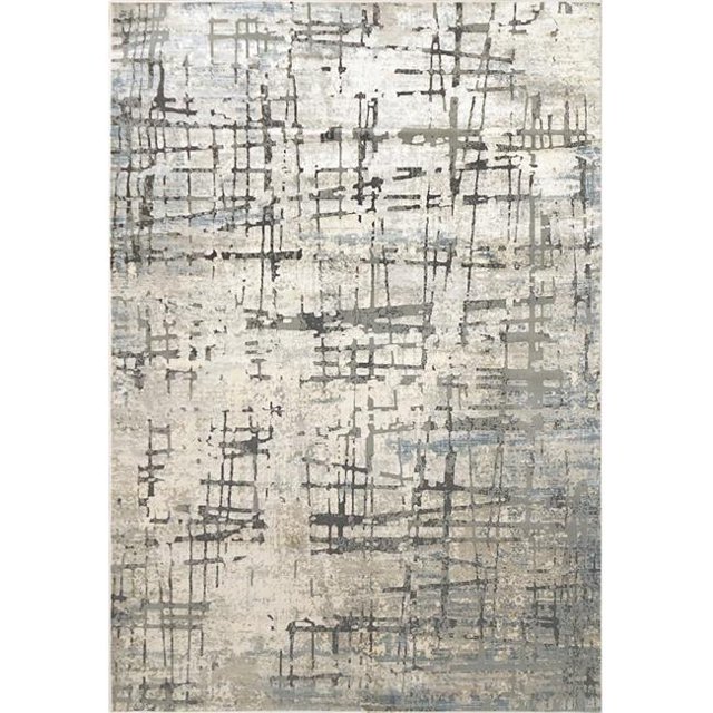 Dynamic Rugs ON7106872915 6 ft. 7 in. x 9 ft. 6 in. Onyx 6872 Rectangle Contemporary Area Rug - 915 Grey & Blue