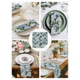 thumbnail image 3 of Blue Spring Floral Cloth Napkins Set of 4 Reusable Dinner Napkins, Watercolor Flowers Pastoral Cocktail Napkin Washable Table Napkins for Wedding/Holiday Party/Baby Shower 20"x20", 3 of 7