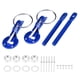 thumbnail image 1 of Ouitble Kit De Pestillo De Bloqueo De Pasadores De Capó Universal para Coche Deportivo De Carreras(蓝色), 1 of 13