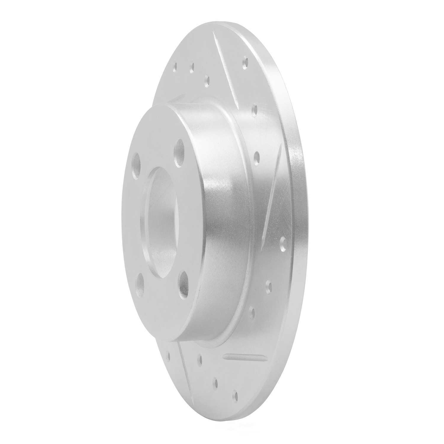 Dynamic Friction Company 631-73006R DFC Brake Rotor - Drilled And Slotted - Silver