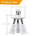 thumbnail image 3 of 3 in 1 E27 Light Socket Splitter Adapter  Standard Base LED Bulb Converter  360 Degrees Adjustable  Bulbs Socket Holder, 3 of 7