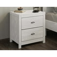 thumbnail image 5 of DeeHome Albany 3 Piece Full Bed Set, Heavy Duty Solid Wood Full Size Bed Frame with Bedside Table Set of 2, White, 5 of 5