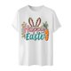 thumbnail image 4 of Camisa Casual de Cuello de la Tripulación de la Impresión de Pascua de Manga Corta de Verano Top Ligero de Poliéster para los Hombres, Camiseta de Manga Corta para el Uso Diario de Primavera Verano, 4 of 8