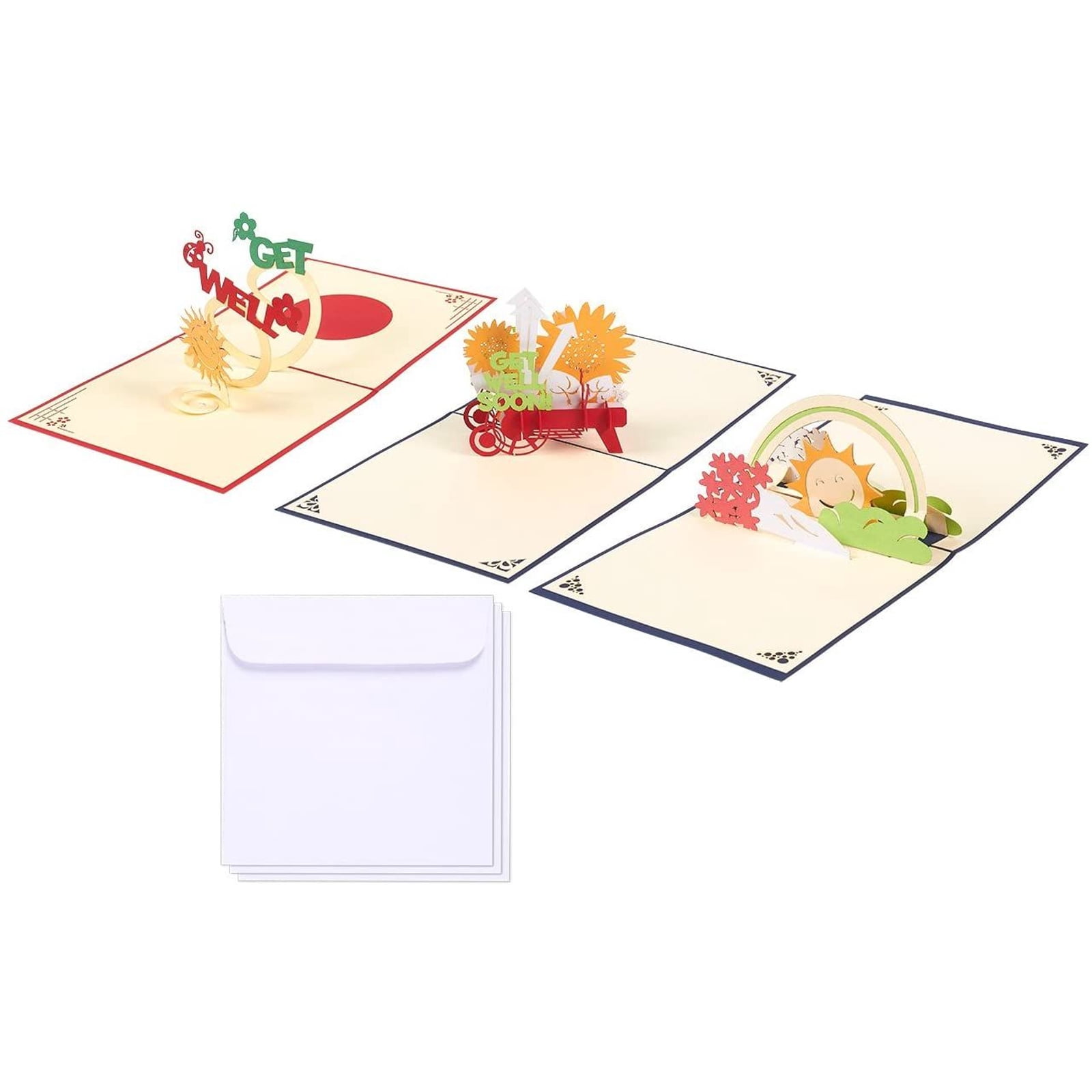 Sympathy Cards - 3-Pack Sympathy Cards Bulk, Greeting Cards Sympathy, Pop-Up  Designs, Envelopes Included, Assorted Sympathy Cards, 4.75 x 4.75 inches -  Walmart.com