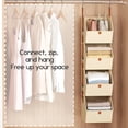thumbnail image 4 of Organizador colgante para clóset Homsorout de 4 niveles, color beige, 4 of 8