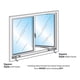 thumbnail image 4 of Operador de ventana abatible Prime-Line, aluminio plateado, izquierda, 4 of 4
