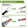 thumbnail image 2 of Unique Bargains Universal 3/8" Lug 5/16" Lug 7 AWG Gauge 3FT Battery Inverter Cable Battery Cable Tinned Copper 1 Pc Black, 2 of 7