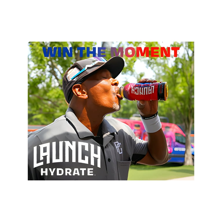  Launch Hydrate Sports Drink, Tropical, 16 Fl Oz, Electrolytes,  Vitamins and Minerals Packed, Perfect for Athletes, (Pack of 12) : Health &  Household
