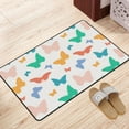 thumbnail image 3 of XMXY Area Rugs Doormat Outdoor Entrance, Colorful Butterflies Facecloth Non-slip Floor Mat Rug for Living Room Kitchen Sink Area Indoor,72"x48", 3 of 9