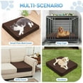 thumbnail image 6 of Dog Bed Covers Replacement Washable Waterproof Pet Puppy Bed Cover for Dog(Brown,36x27x6 inch), 6 of 6
