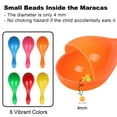 thumbnail image 2 of 6" Large Maracas 24-Pack - Jumbo Maraca Shakers Noise Makers for Mexican Fiesta, Cinco de Mayo Supplies, Kids & Adults Party Favors, 2 of 8