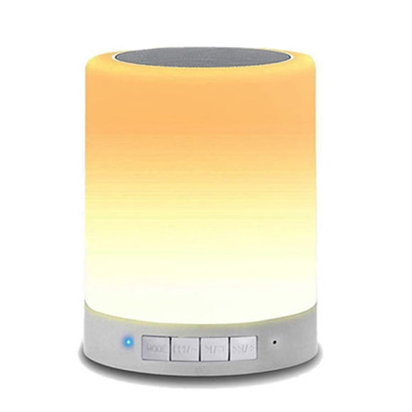 Mistaha Colorful Lights Touch Lamp With Bluetooth Speaker Portable Smart Touch Control Night Light Support