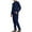 Blue, variant on Mens Rompers for Adults Men's Large Size Solid Color Overalls Casual Zipper Stand Up Collar Jumpsuits Adult Onesies for Men Blue XXL