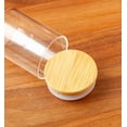 thumbnail image 6 of Clear Glass Borosilicate Jar with Bamboo Lid - 2.3 oz / 70 ml, 6 of 7