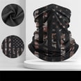 thumbnail image 4 of AWASD Summer Cooling Neck Gaiter Face Masks for Men Women July 4th Independence Day Neck Gaiter Fishing Mask UV Sun Protection Casual Face Mask One Size Black, 4 of 4