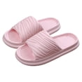 thumbnail image 2 of GHSOHS Slippers for Women Soft Sandals Womens Shoes Leather Sandals Summer Couple Multi Coloured Home Non Slip Indoor Bathroom Beach Large Size Soft Bottom Slippers Casual Walking Shoes 39, 2 of 5