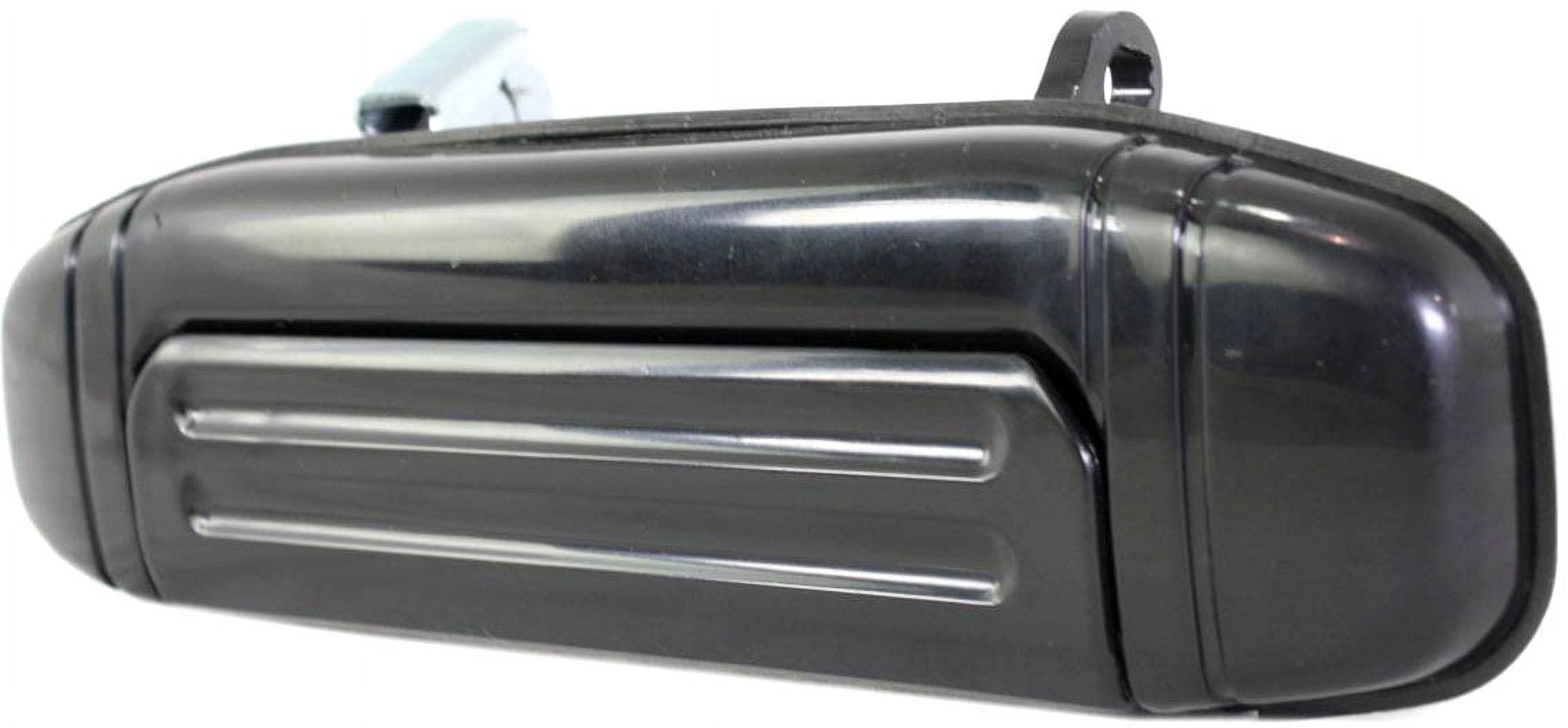 Replacement REPM491343 Exterior Door Handle Compatible with 1992-1997 Mitsubishi Montero Rear, Right Passenger Smooth Black