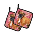 thumbnail image 1 of Carolines Treasures BB9727PTHD Allemand Boxer Amour Paire de Porte-Pot, 1 of 1