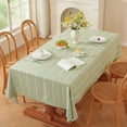 thumbnail image 1 of Table Cloth Rectangle Table  Farmhouse Tablecloth Cotton Linen Tablecloth for Thanksgiving  Halloween Table Cloth  Kitchen  Party  Picnic Outdoor, 1 of 8