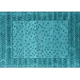 thumbnail image 1 of Ahgly Company Indoor Rectangle Abstract Light Blue Modern Area Rugs, 7' x 9', 1 of 4