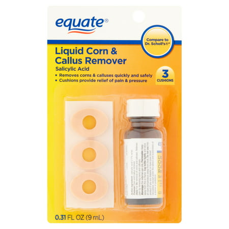 (4 Pack) Equate Liquid Corn and Callus Remover , 0.31 (Best Callus Remover Product)