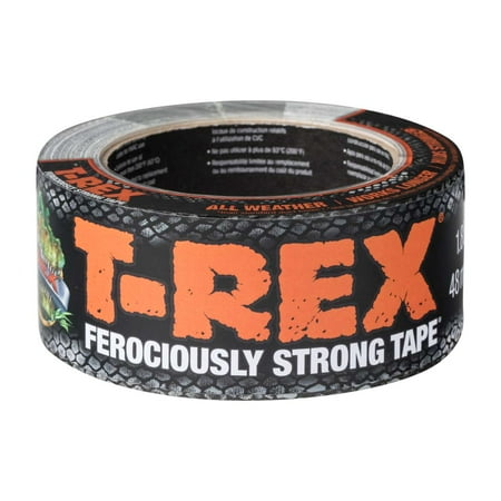 T-Rex Ferociously Strong Repair Tape, Gunmetal Grey, 1.88u0022 x 12 yards