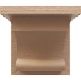 thumbnail image 2 of 4"W x 4"D x 4"H Wide Alma Rough Cedar Woodgrain TimberThane Corbel, Primed Tan, 2 of 6