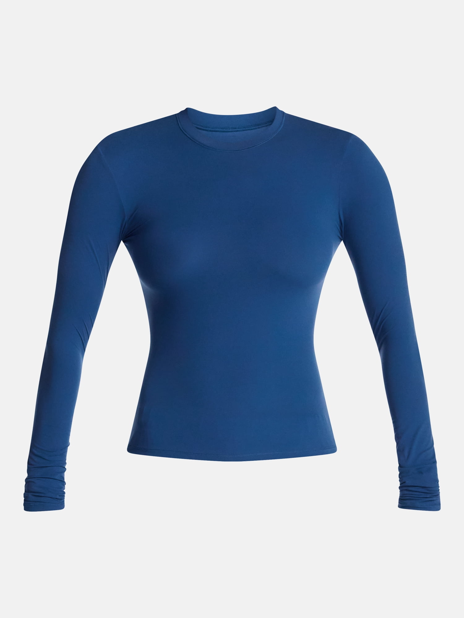 No Boundaries Fit Stretch Tee with Long Sleeves, Women's XS-XXXL