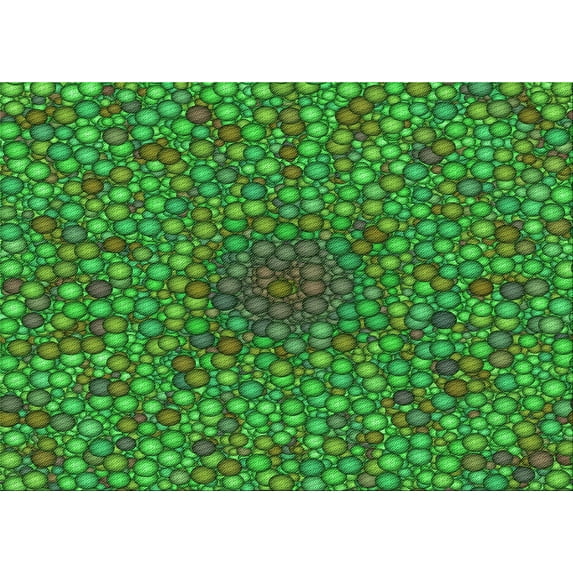 Ahgly Company Machine Washable Indoor Rectangle Transitional Neon Green Area Rugs, 2' x 5'