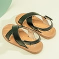 thumbnail image 4 of JSCDRPDWL Sandals for Girls Size 4 Irish Dance Shoes Children Shoes Fashion Comfortable Soft Sole Sandals Beach Outdoor Flat Casual Sandals, Fashionable Beach Casual Sandals for Kids Girl 5 Years, 4 of 5