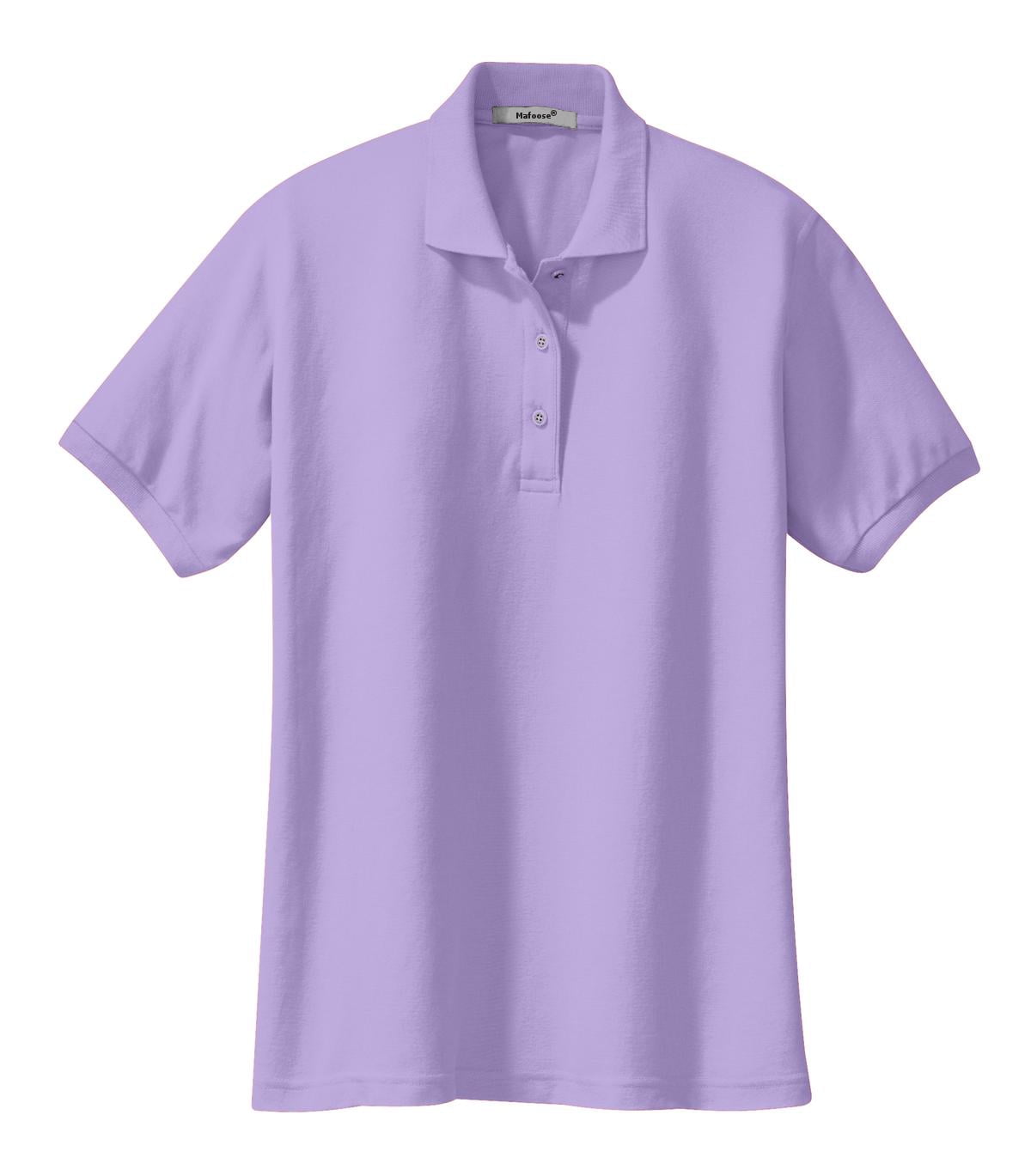Mafoose Mafoose Womens Silk Touch Classic Polo Shirt Bright Lavender