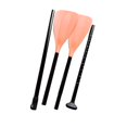 thumbnail image 4 of Lipstore Pagaie de Kayak Bateau Rame Réglable Arbre en Alliage d'Aluminium Bateau Pagaie Kayak Rames pour Orange, 4 of 8