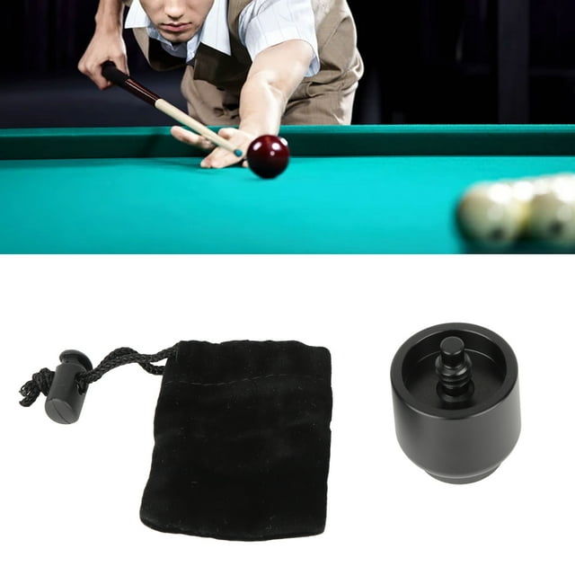 Extension de Queue de Billard en Alliage d'Aluminium avec Sac de Rangement pour Augmenter la Longueur du Club de Billard