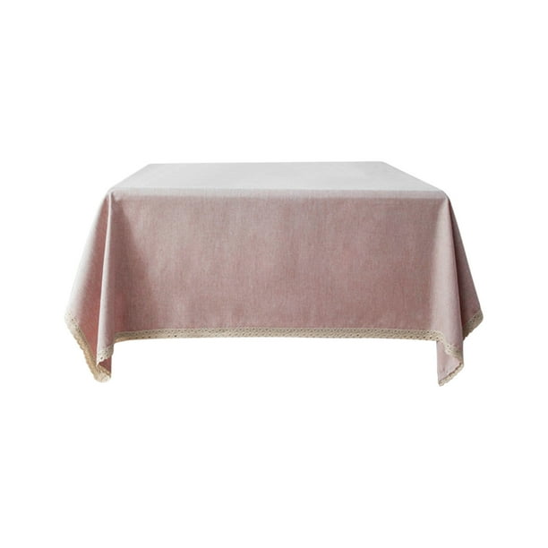 Yhmxh Utensilios de cocina Mantel de lino y algodón, lavable y resistente a las arrugas, ideal para decoración de mesa de cocina y comedor. Muebles para cocina Accesorios de cocina