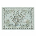 thumbnail image 1 of Occult Cutting Board, Vintage Chiromancy Chart with an Human Hand Palm Mystic Science of Universe Image Print, Decorative Tempered Glass Cutting and Serving Board, Small Size, Beige, by Ambesonne, 1 of 1