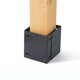 thumbnail image 3 of Base de cubierta para buzón para barandilla, poste cuadrado protector, columna resistente antideslizante para granja, acero inoxidable, 3 of 6