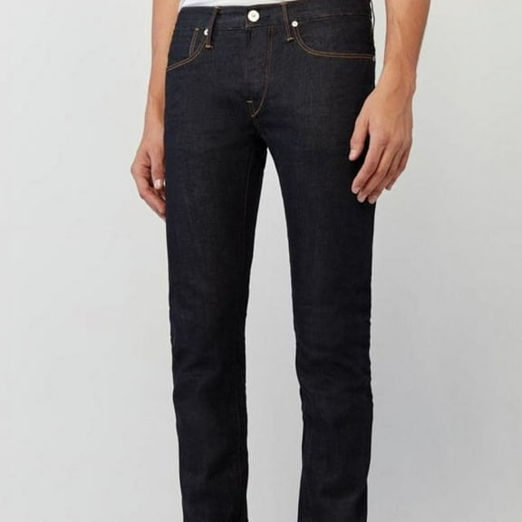 3X1 Men's INDY 3D M3 Selvedge Slim Straight Leg Low Rise Jeans, 28