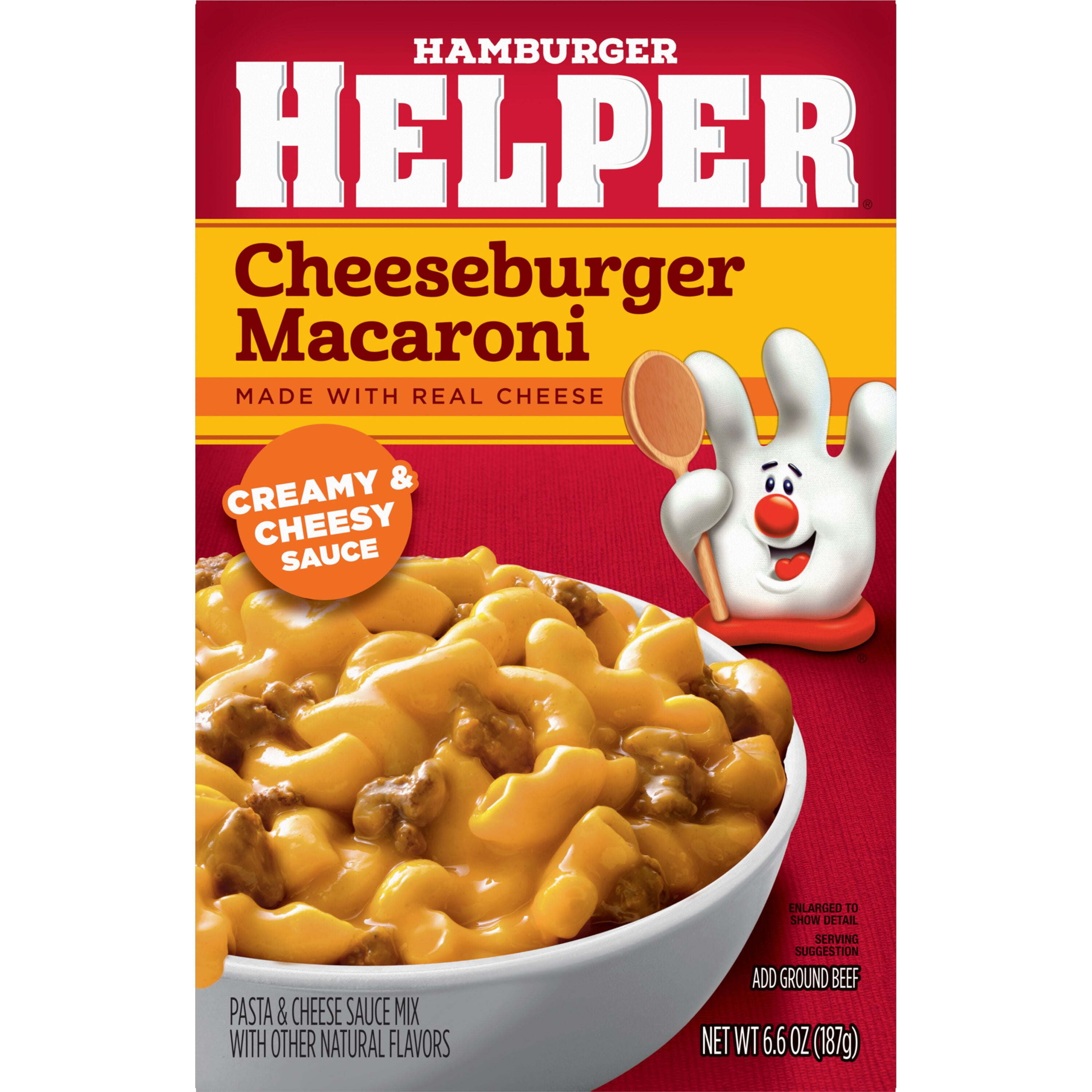 (8 pack) Hamburger Helper Cheeseburger Macaroni, 6.6 oz Box