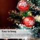 thumbnail image 5 of Paquete de 6 Bolas de decoración de Navidad Colgantes de Navidad Árboles de árboles Adornos Ceremonia Party Decorations Hotel Home Supplies Red kenally HA009800-02B, 5 of 6