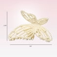 thumbnail image 3 of Scunci Faux Pearl Butterfly Claw Clip, Pearl, 1 Count, 3 of 7