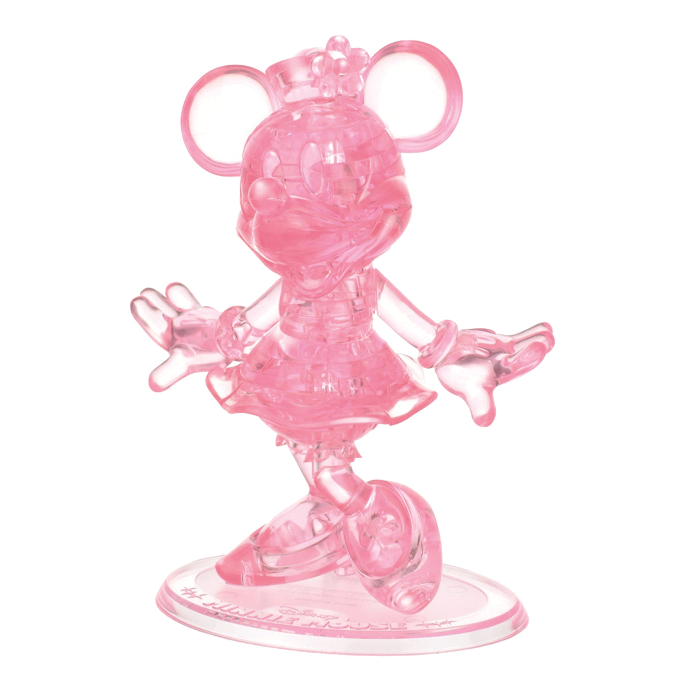 Bepuzzled  Hanayama US Seller NEW 3D Crystal Puzzle Disney CHESHIRE CAT  Pink 
