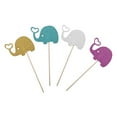 thumbnail image 3 of JoyMoreHome Cake Toppers,Cake Decorations,Paper Elephant Cake Insert Toppers Decorations for Birthday Wedding Shower Party Decorations, 3 of 5