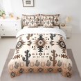 thumbnail image 2 of Erosebridal Tribal Aztec Bedding Sets Full Size, Triangle Geometric Comforter Sets with Sheets, Bohomian Style Decor, Reversible, 2 of 5