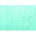 thumbnail image 1 of Ahgly Company Machine Washable Indoor Rectangle Persian Turquoise Blue Traditional Area Rugs, 2' x 3', 1 of 4