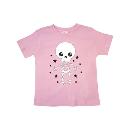 

Inktastic Happy Halloween Spooky Skeleton and Stars Gift Toddler Boy or Toddler Girl T-Shirt
