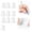 Clear, variant on Silicone Anti-Friction Toe Protector 10 Pcs - Gel Toe Covers Breathable Little Toe Sleeves for Men and Women, Comfortable Toe Guard, Reusable, Adjustable, Sandal Friendly, Easter, Makeup Organizers
