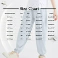 thumbnail image 3 of ZACPNCV Boys and Girls Casual Cotton Pants Lightweight Summer Elastic Waist Solid Lounge Long Trousers with Pockets Green 9-10 Years, 3 of 5