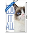 thumbnail image 3 of Grumpy Cat - Blue Wall Poster, 22.375" x 34", Framed, 3 of 5